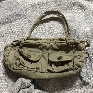 Abercrombie & Fitch Khaki Shoulder Bag